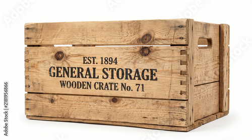 Wooden Storage Crate for Shipping and Packaging