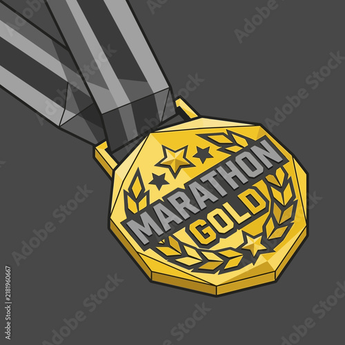 Golden Marathon Champion Awarded For Excellence And Dedication In Athletic Achievement
