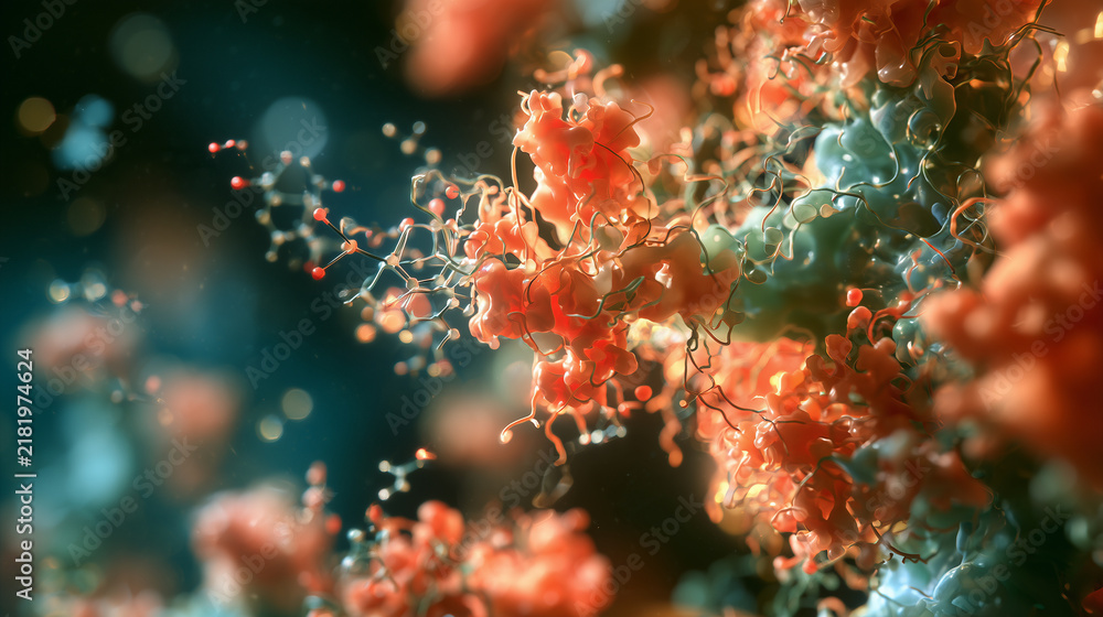 Fototapeta premium Druggability Assessment of Disease Protein Target - Pharmaceutical Research and Drug Development Analysis