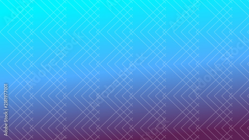 Cyan Blue Fine Line Grid Gradient