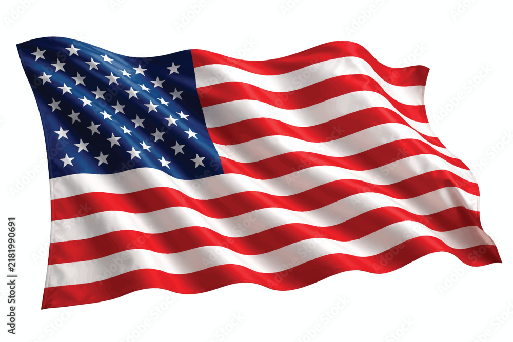 Fototapeta premium flag of united states