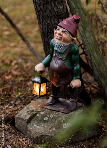 Canvastavla Garden gnome