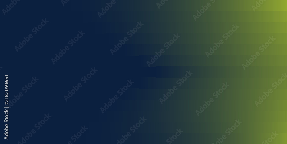 Fototapeta premium Abstract Navy Blue and Green Gradient Geometric Background with Horizontal Lines