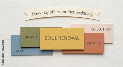 Soul Renewal And Growth: Inspirational Cards For A New Beginning
