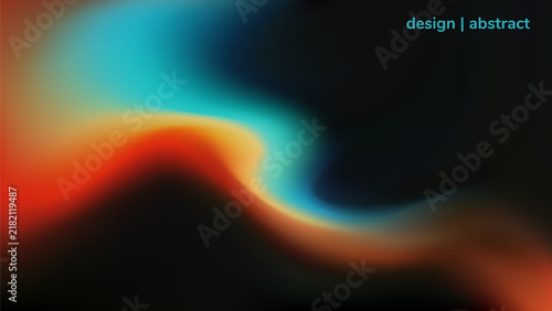 Gradient thermal abstract with background map heat and heatmap color blue. Infrared pattern temperature with thermography gradient texture and hot dark poster. Template fluid gradient.