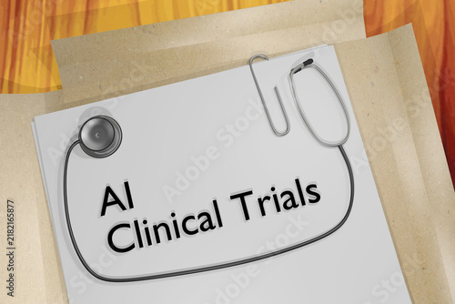 AI Clinical Trials concept
