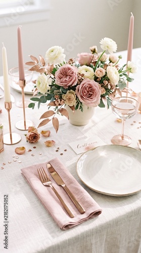 Elegant wedding table