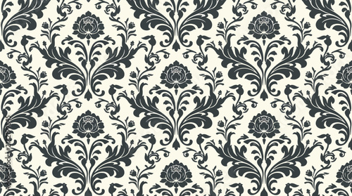Sophisticated Damask Background Vector Design For Elegant Packaging