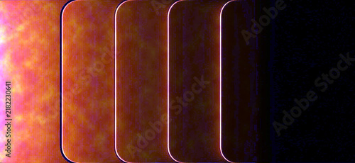 Graduated smartphone screen transition effect