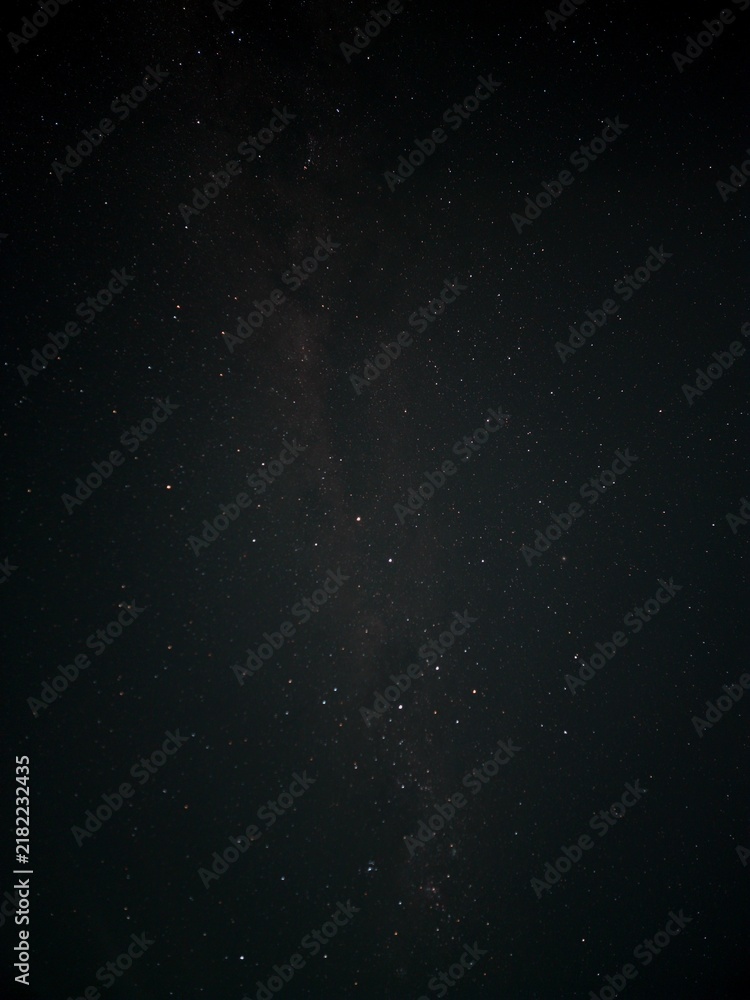 Fototapeta premium Estrellas y Vía láctea