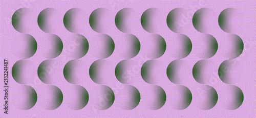 Obraz w ramie Moon phases sequence illustration