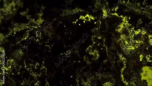Repetitive moving background with abstract grunge texture in yellow and black