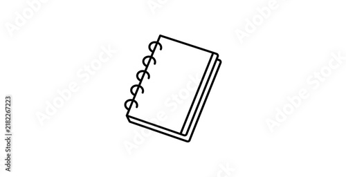 Spiral Notebook Icon