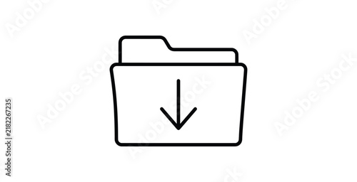 Folder Download Icon