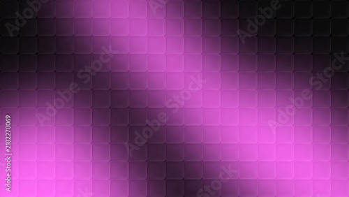 Obraz na płótnie Abstract cubic glass pattern gradient background with black and pink color