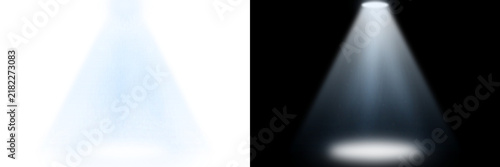 Stage spotlight cone beam theatre studio stage podium floor illumination spotlight overlay