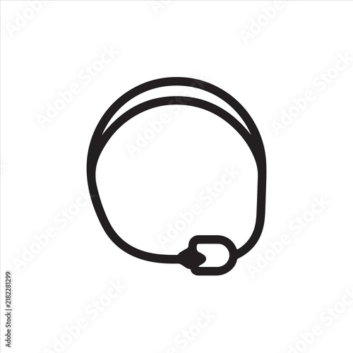 headphones isolated on white
