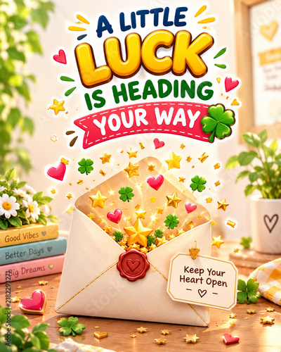 Luck Is Heading Your Way – Lucky Inspirational Breakfast Concept
