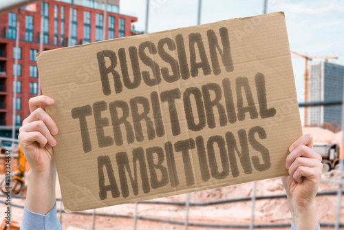 Obraz na płótnie "Russian territorial ambitions" Russian territorial ambitions drive geopolitical confrontation