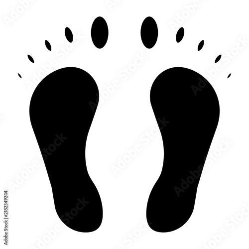 Footprint Icon Style