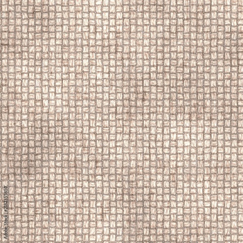 Seamless brown grid fabric weave texture with woven pattern textile background material surface rough textile textured fabric design material background upholstery interior abstract