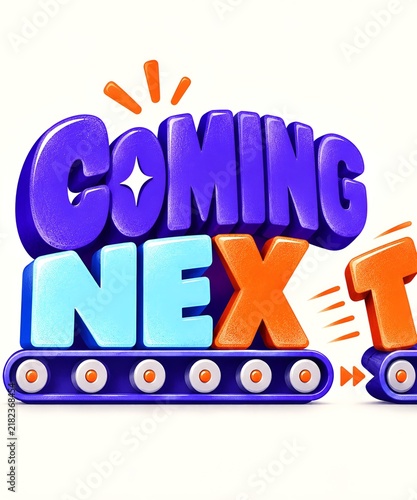 3D TYPHOGRAPHY ART FOR AN EXCITING NEW PROJECT LAUNCH OR EVENT ANNOUNCEMENT
