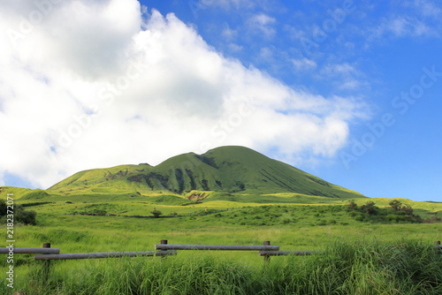 夏の阿蘇山