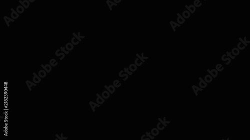 Dynamic black and white alpha matte overlay transition graphic effect