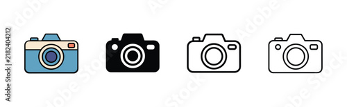Fotografía Camera Icon Set