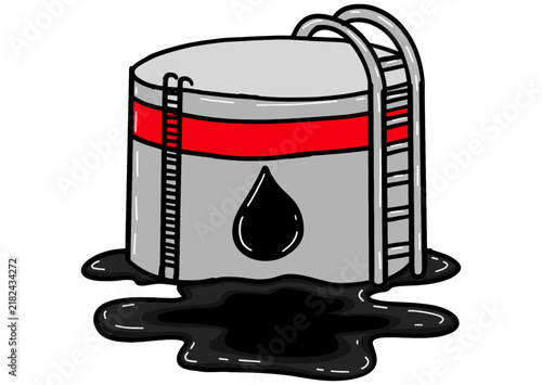 Oil tank Spill and Environmental Pollution