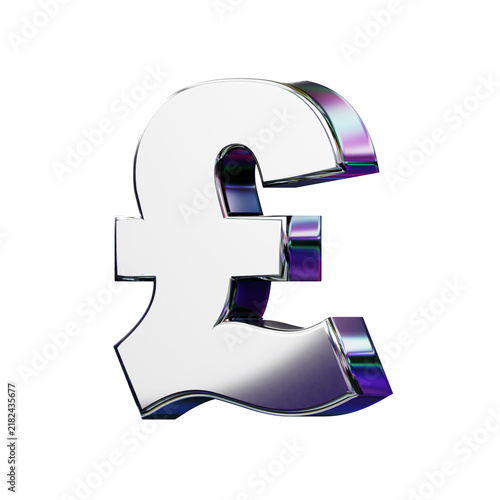3d icon poundsterling
