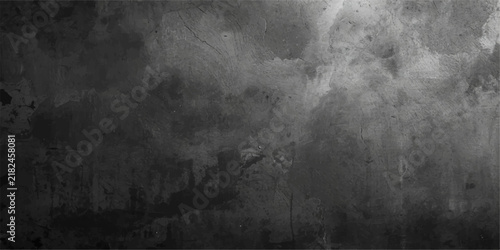 Dark Grunge Metal Texture Background with Aged Gray Surface, Rough Dirty Concrete Wall, Vintage Industrial Pattern for Wallpaper and Decorative Design