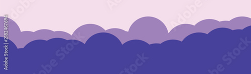 Soft pastel cloud gradient background isolated on white background