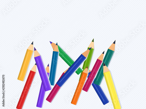 Colorful Pencils Background