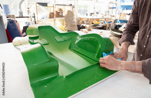 Carbon fiber car seat manufacturing using artisanal methods