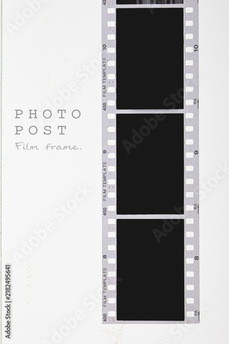 Vintage analog camera film frame mockup with copy space for story post design.