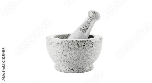 фотографія Heavy Duty Granite Mortar and Pestle Set for Crushing Fresh Herbs Spices and Gar