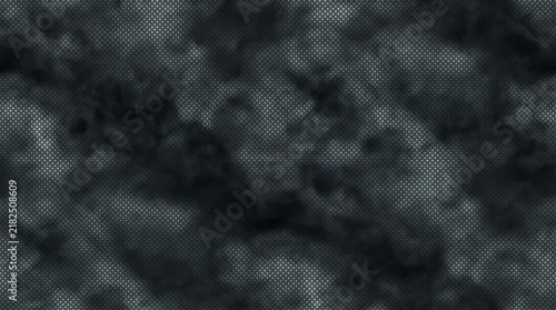dark smoky grunge halftone texture abstract vector pattern seamless background