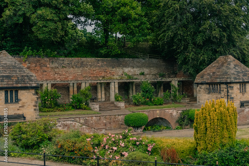 Fotografie Eden Bridge Gardens, also known as the Chinese or Italian Gardens, in Carlisle, Cumbria, England, UK - 4 September 2026