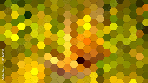 4K abstract hexagon mosaic background with geometric honeycomb pattern and pixelated texture. Modern digital background with copy space, ideal for branding, websites, presentations, apps, advertising