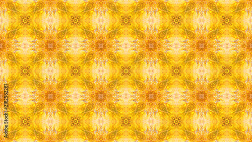 Abstract Kaleidoscope Background, Psychedelic Geometric Burst Pattern, 4K Digital Wallpaper.
