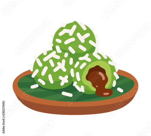 Klepon Vector Illustration