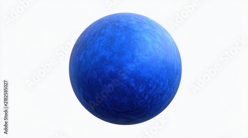 Naklejka Blue planet isolated on white background