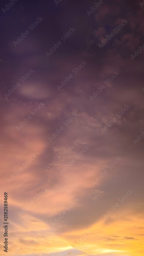 Fototapeta premium Multi-Colored Sky and Cloudscape