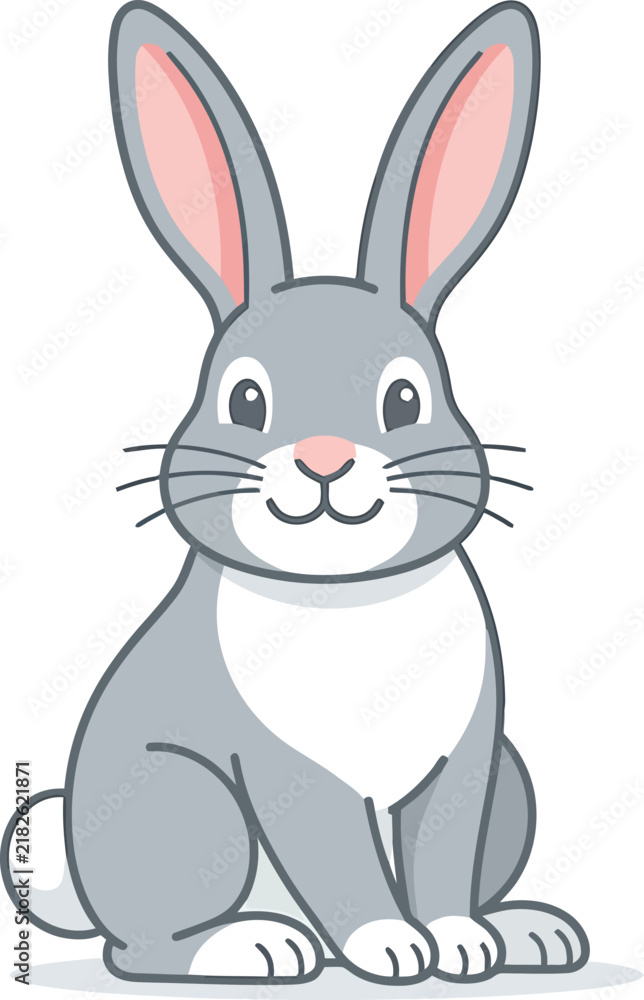Fototapeta premium Rabbit vector illustration design
