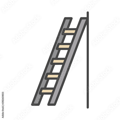 Fotografie Simple ladder illustration