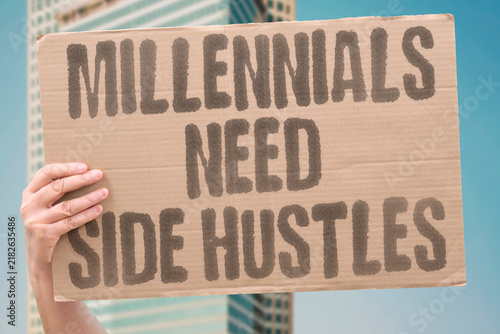 Foto "Millennials need side hustles" Multiple income streams become necessity