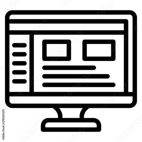 Computer Website Icon