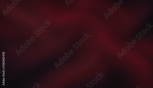 Abstract gradient background panoramic dark style with soft glowing burgundy red, dark plum, garnet and black color blend and grainy texture
