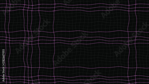 Minimalist distorted grid pattern with irregular wavy lines backdrop
